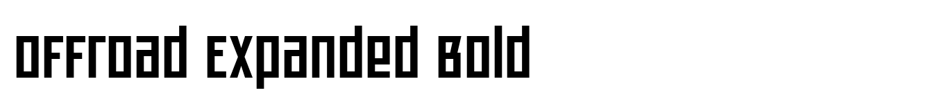 Offroad Expanded Bold
